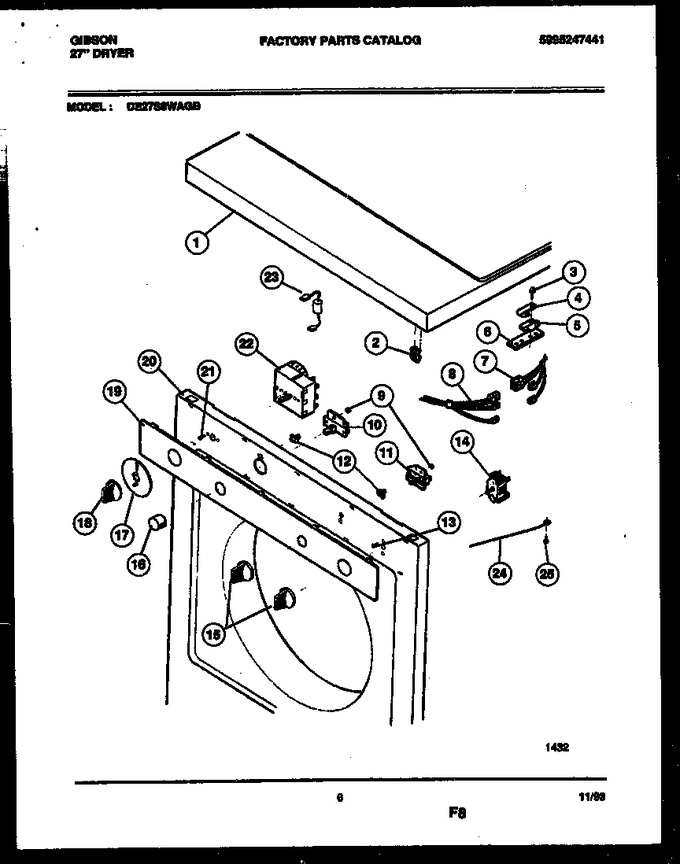 Diagram for DE27S8WAGB