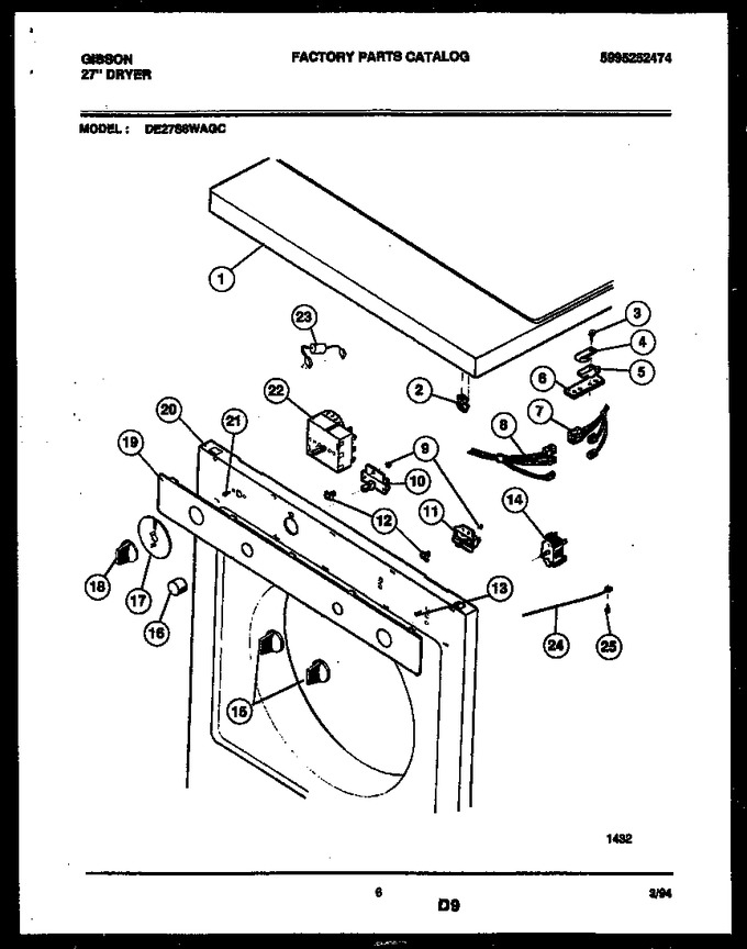 Diagram for DE27S8WAGC