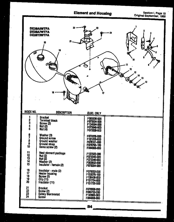 Diagram for DE28A7WTFA