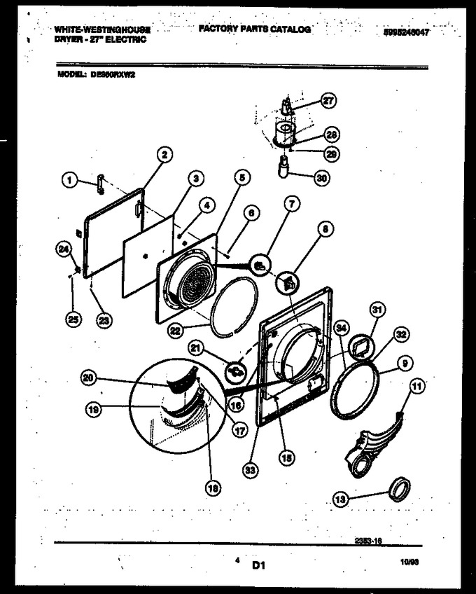 Diagram for DE350RXD2