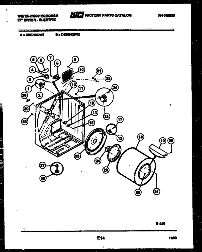 Diagram for DE400KDW3