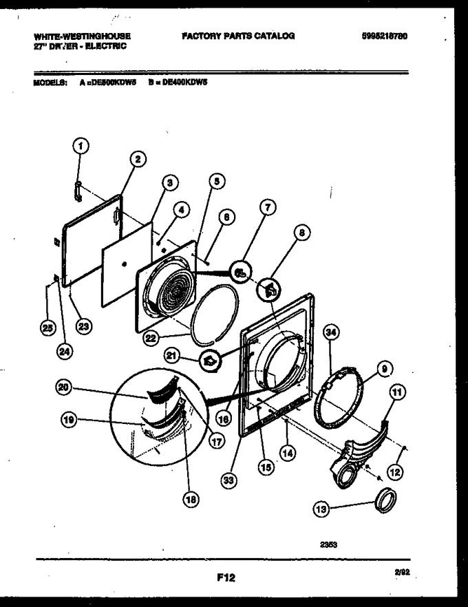 Diagram for DE400KDW5