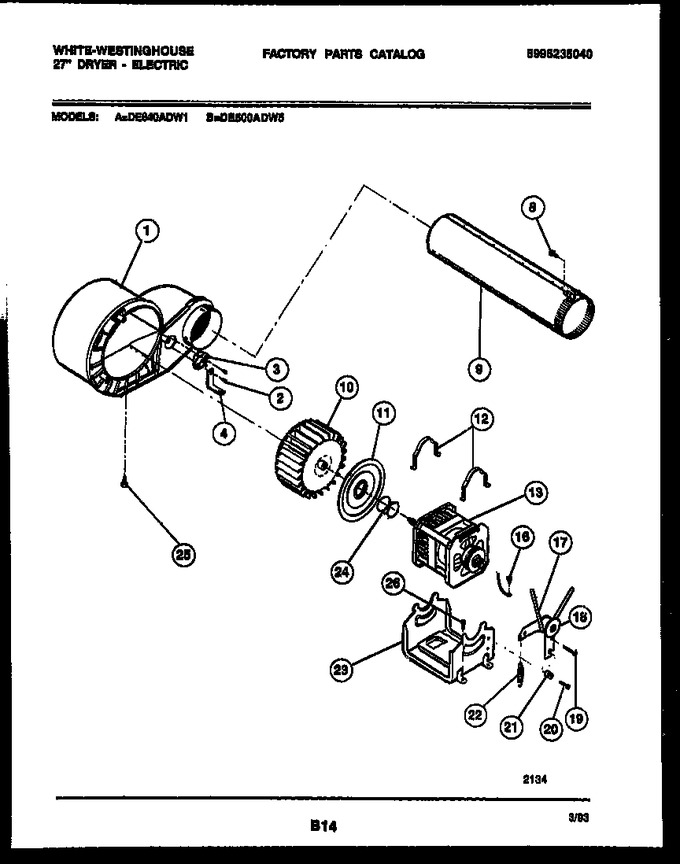 Diagram for DE640ADW1