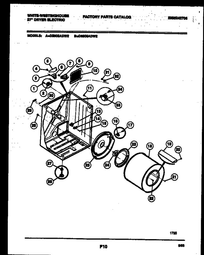 Diagram for DE600ADW2