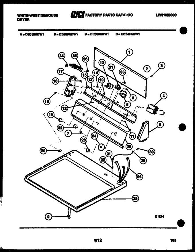 Diagram for DE640KDH1