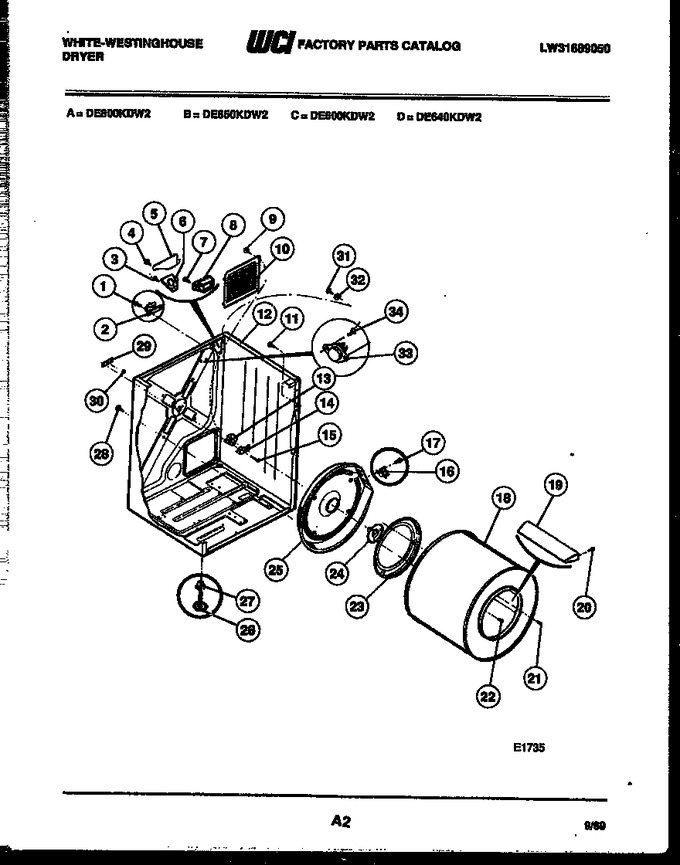 Diagram for DE650KDD2