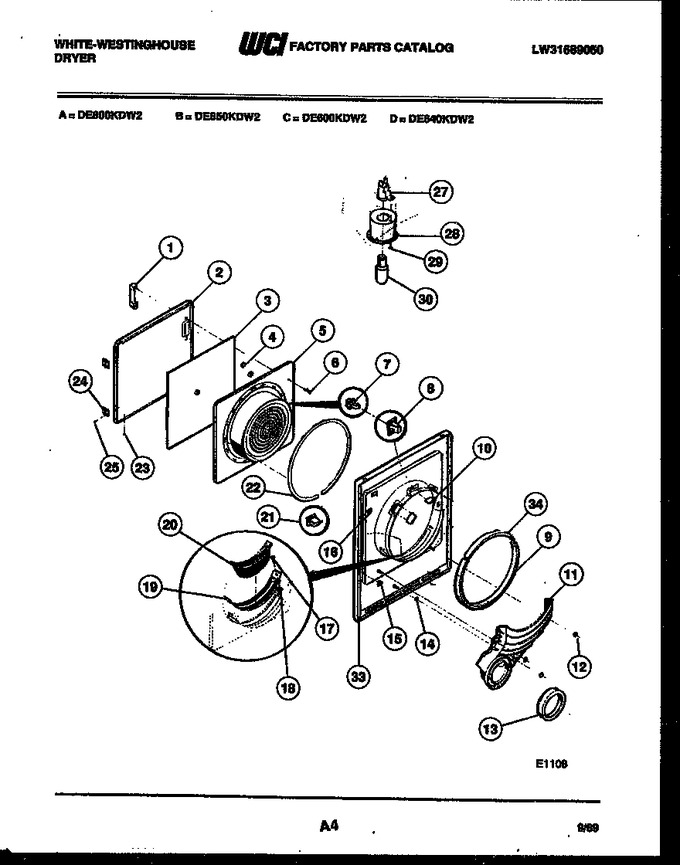 Diagram for DE600KDW2