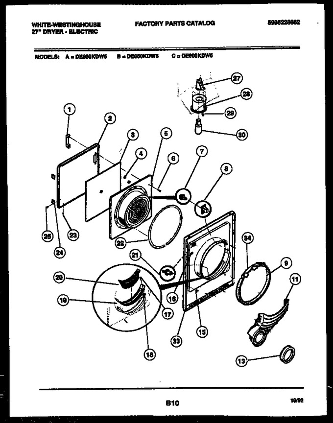 Diagram for DE600KDH5