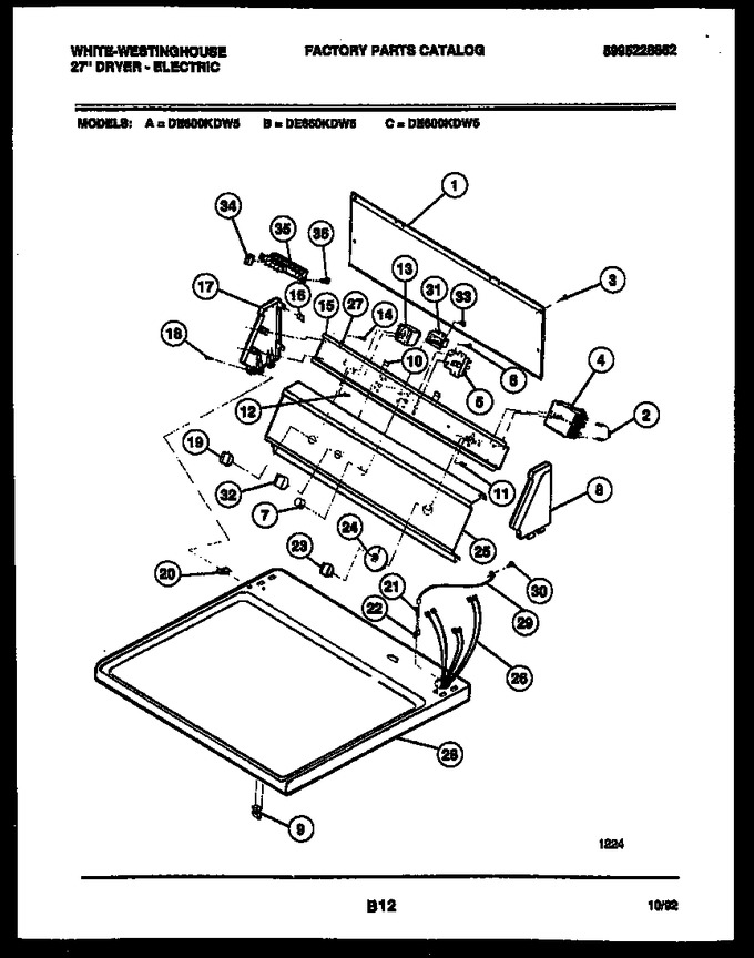 Diagram for DE800KDH5