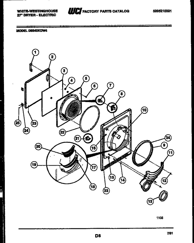 Diagram for DE640KDH4