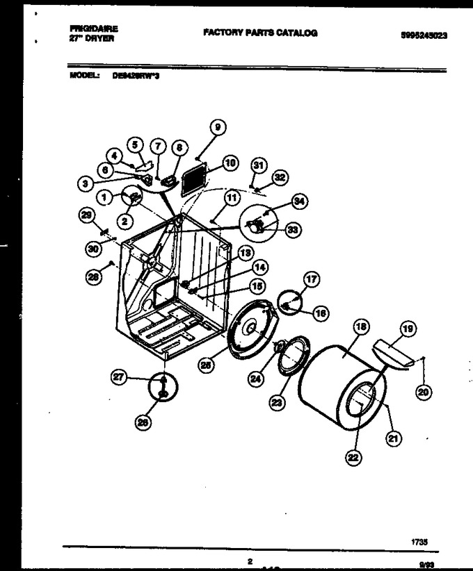 Diagram for DE6420RW3