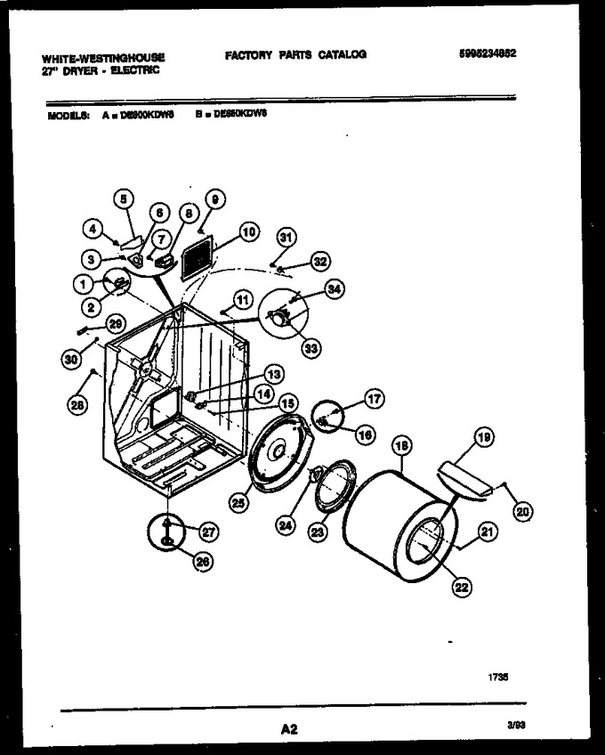 Diagram for DE650KDW6