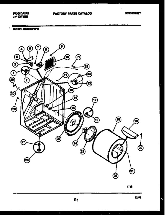 Diagram for DE8600PW2