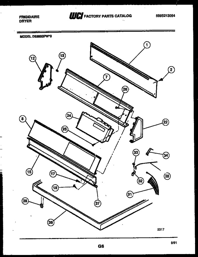 Diagram for DE8800PW0