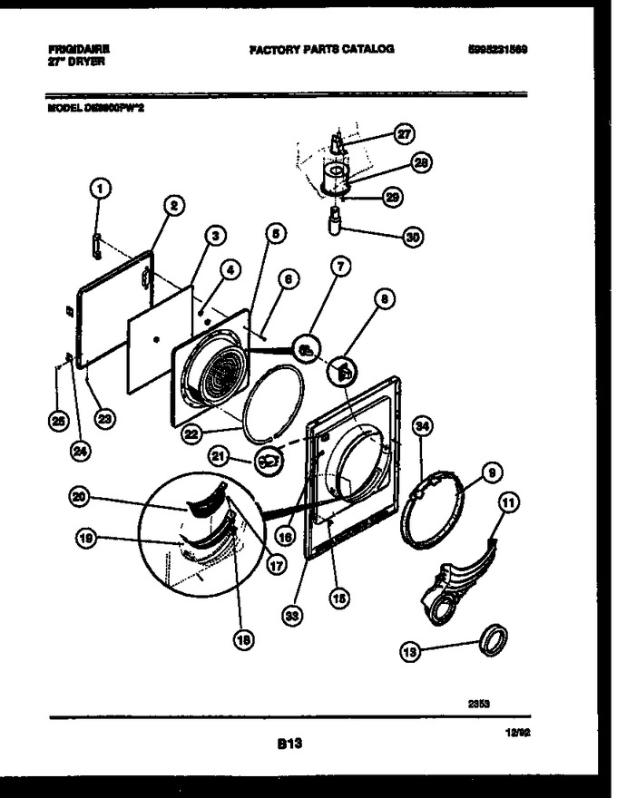 Diagram for DE8800PW2