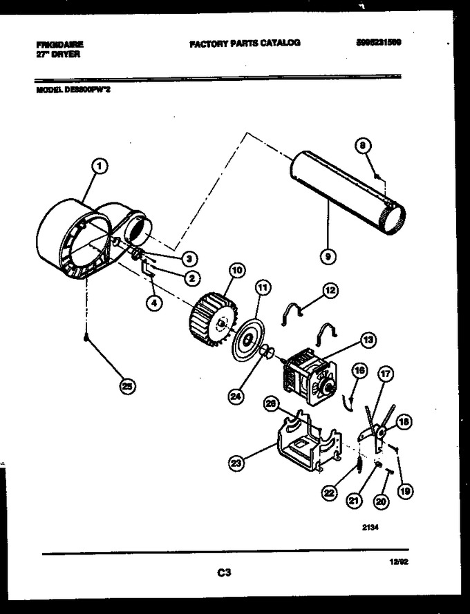 Diagram for DE8800PW2