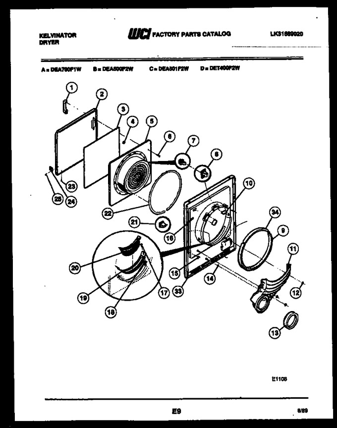 Diagram for DEA500F2T