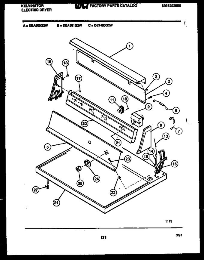 Diagram for DEA500G2T