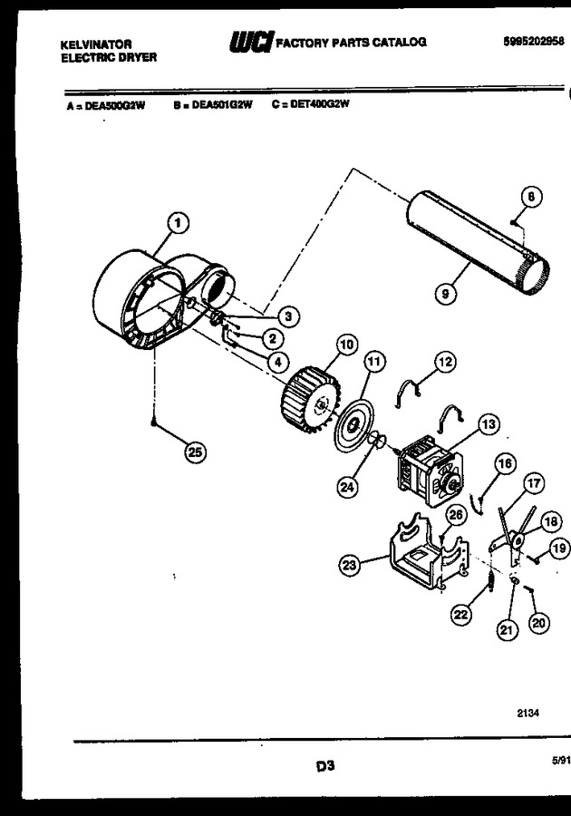 Diagram for DEA501G2W