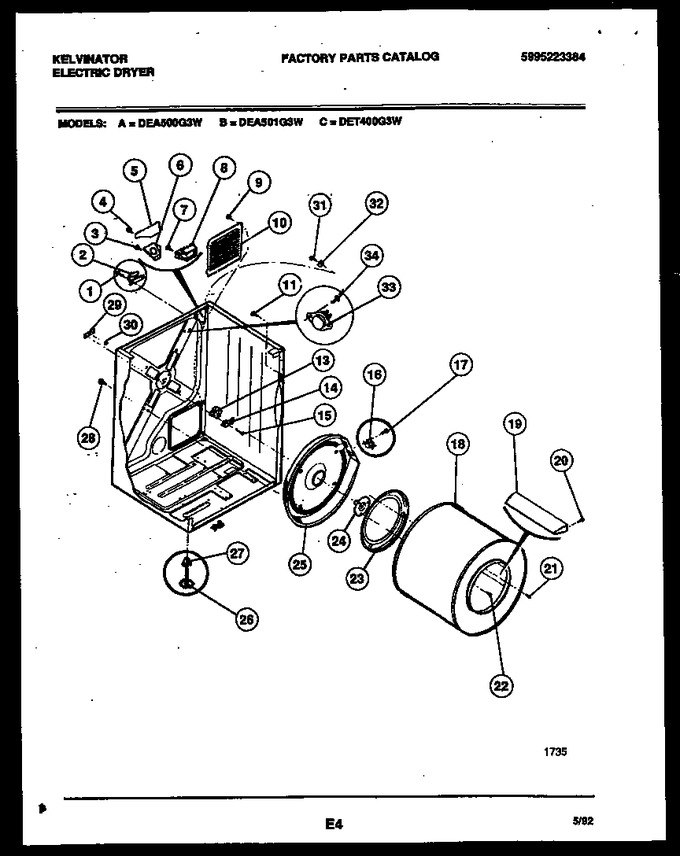 Diagram for DEA500G3W