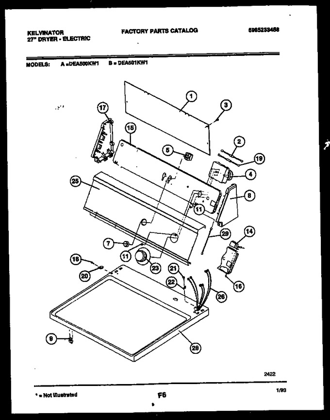 Diagram for DEA500KD1