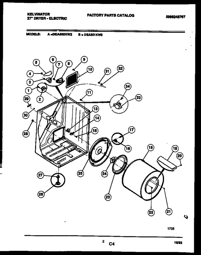 Diagram for DEA500KD2