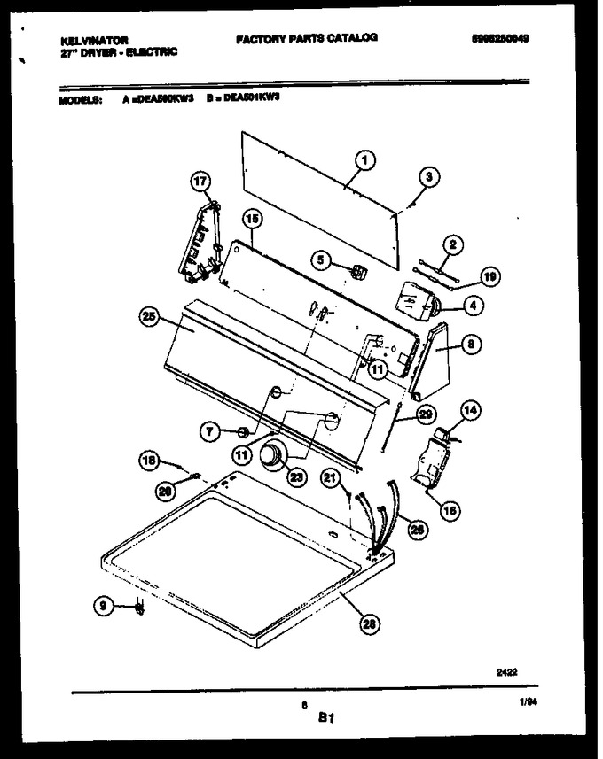 Diagram for DEA500KD3