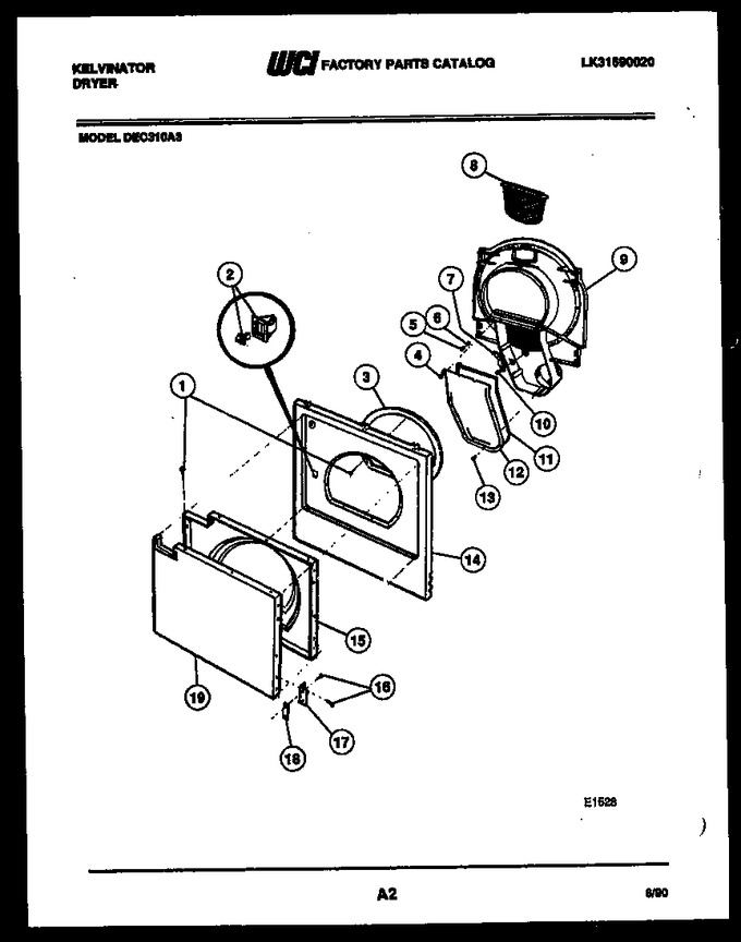 Diagram for DEC310A3W