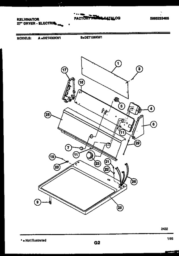 Diagram for DET400KW1