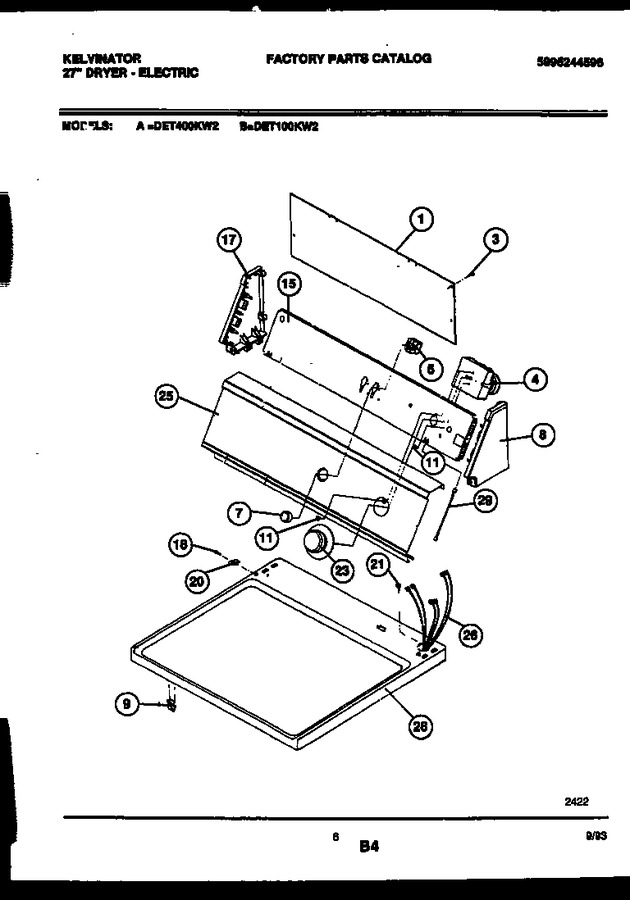 Diagram for DET400KW2