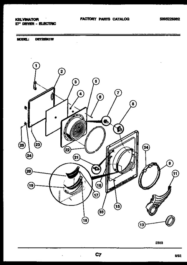 Diagram for DET250K1W