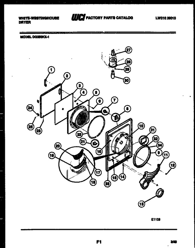 Diagram for DG250KXD1