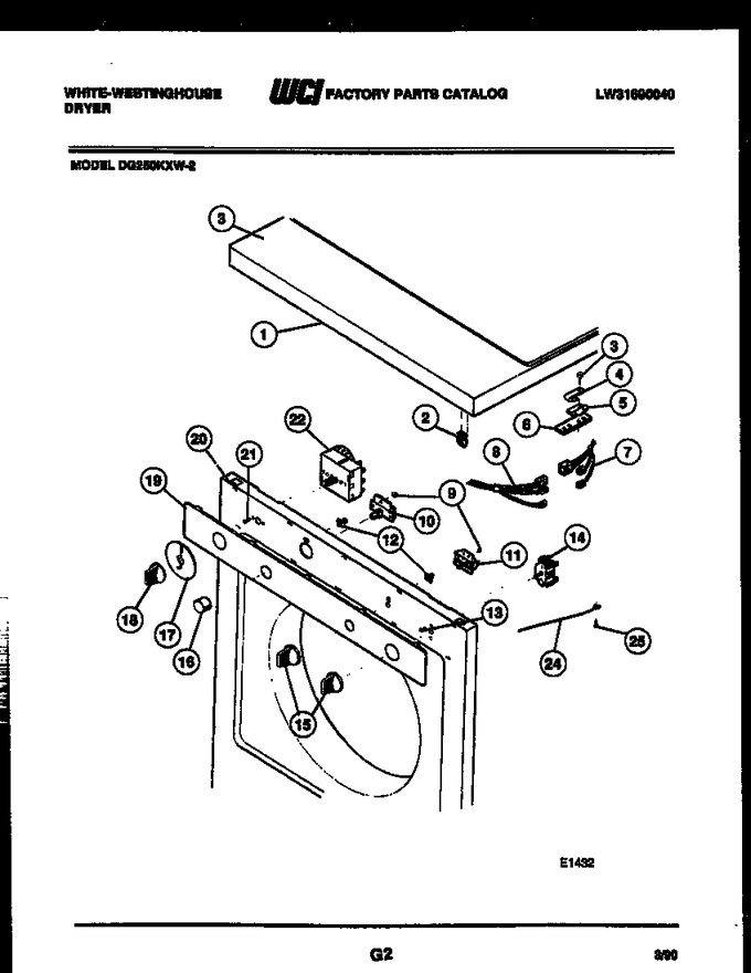 Diagram for DG250KXD2