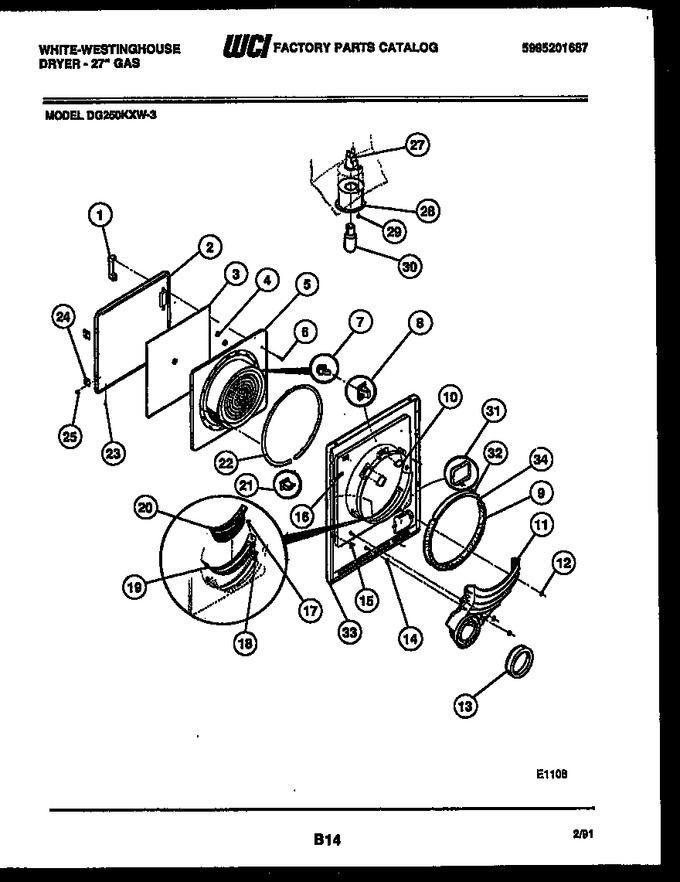 Diagram for DG250KXW3