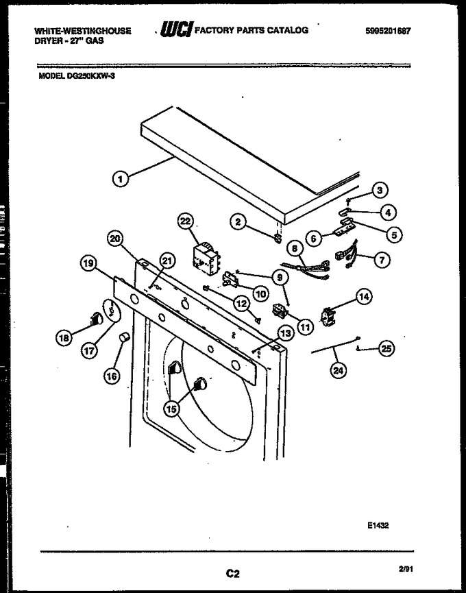 Diagram for DG250KXW3