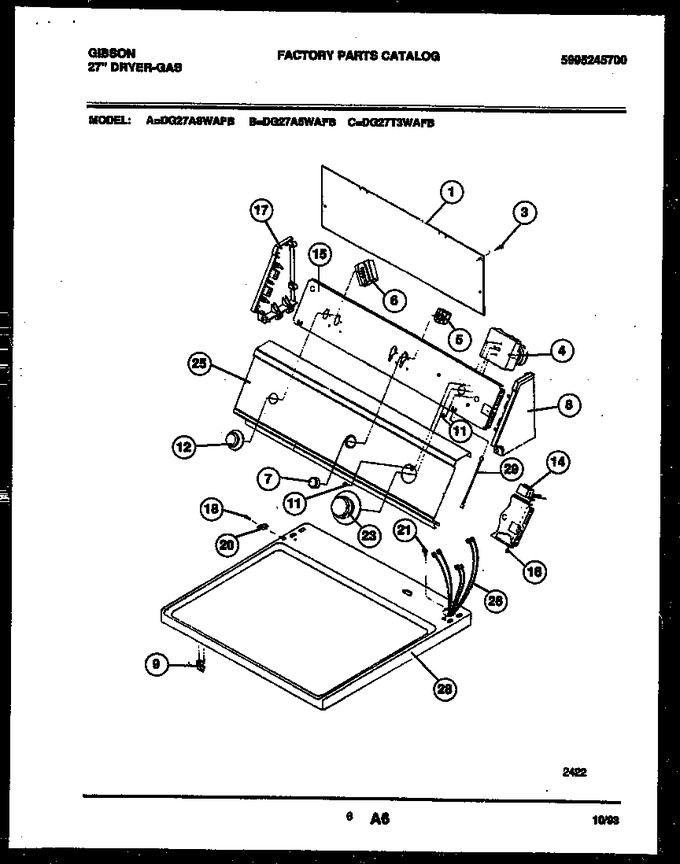 Diagram for DG27A5WAFB