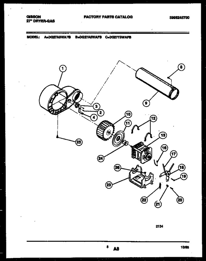 Diagram for DG27A8WAFB