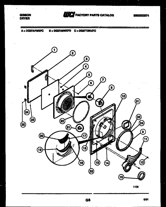 Diagram for DG27T3WXFC