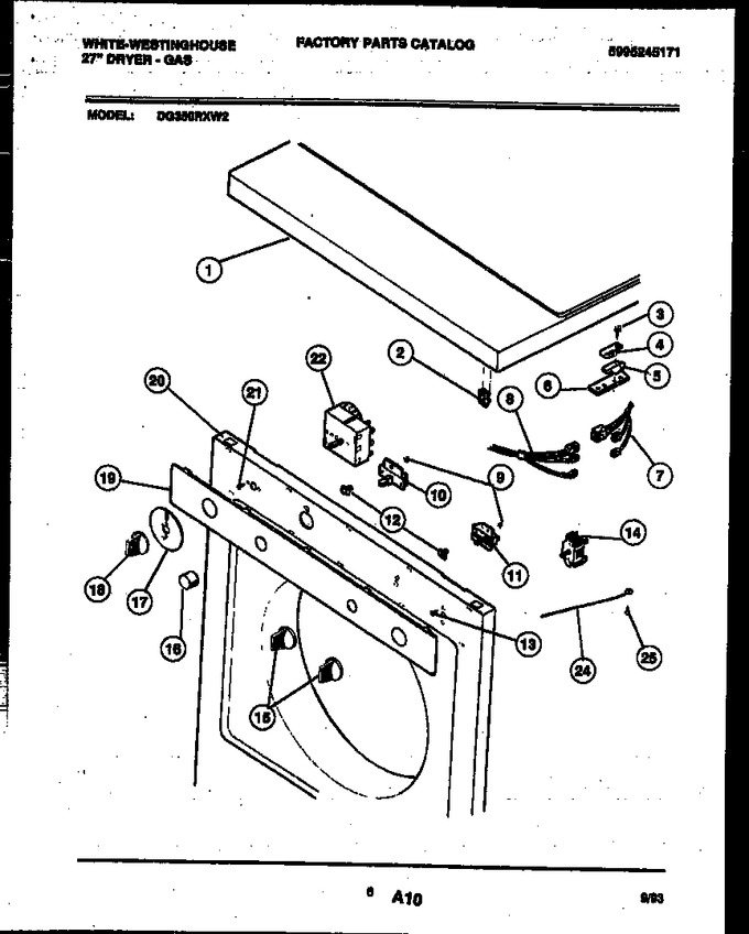 Diagram for DG350RXD2