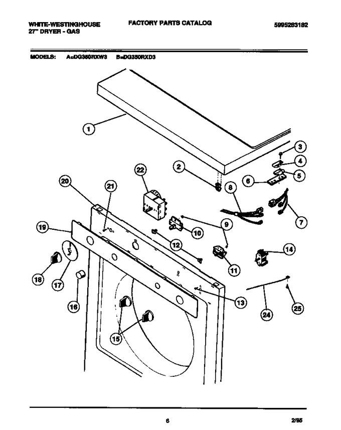 Diagram for DG350RXD3