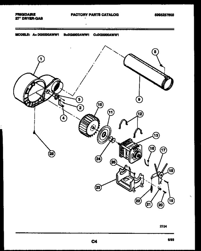 Diagram for DG5800AWW1