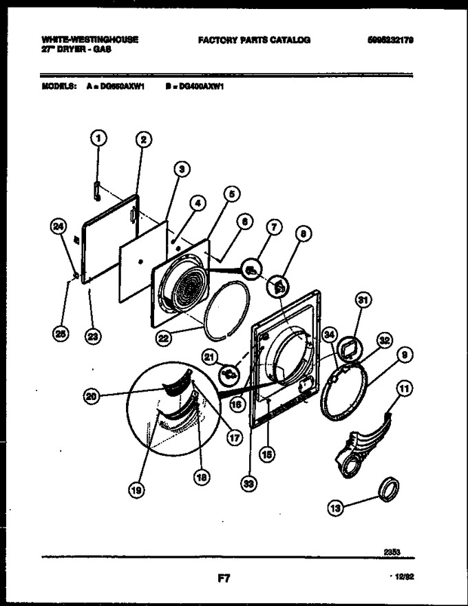 Diagram for DG400AXW1