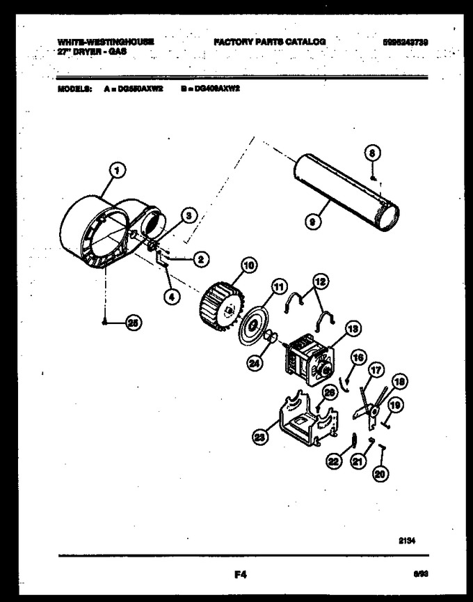 Diagram for DG650AXW2