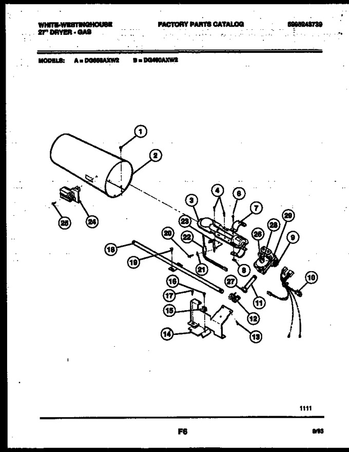 Diagram for DG650AXW2