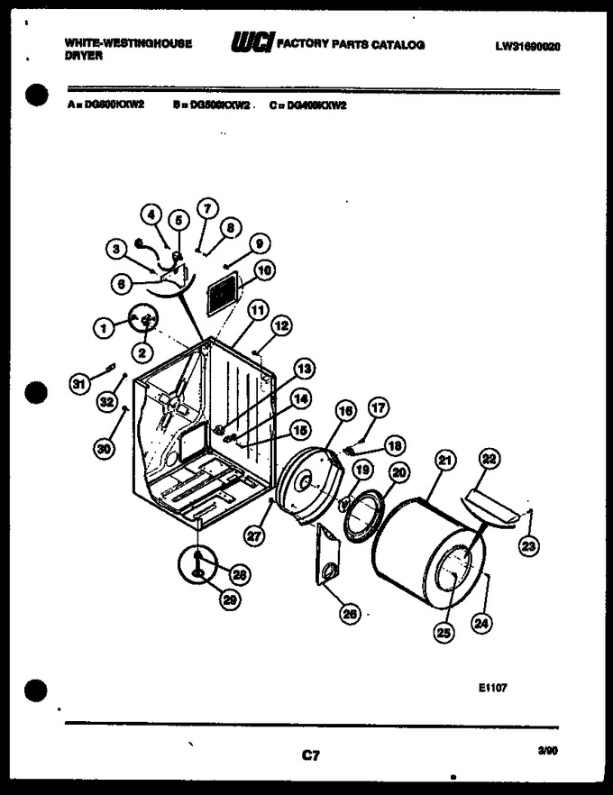 Diagram for DG400KXW2