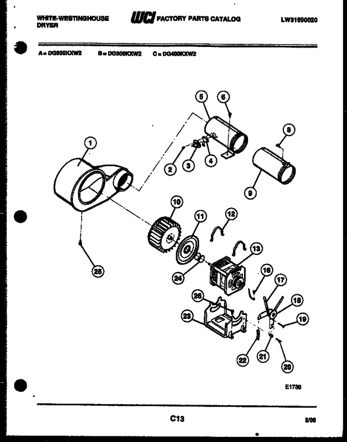 Diagram for DG400KXW2