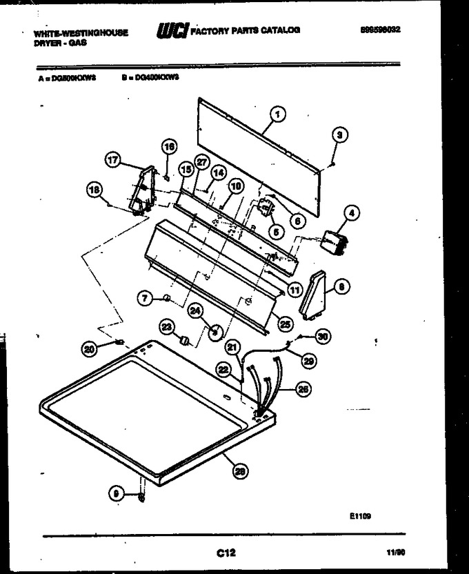 Diagram for DG400KXW3