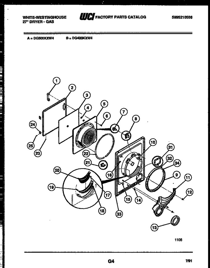 Diagram for DG400KXW4