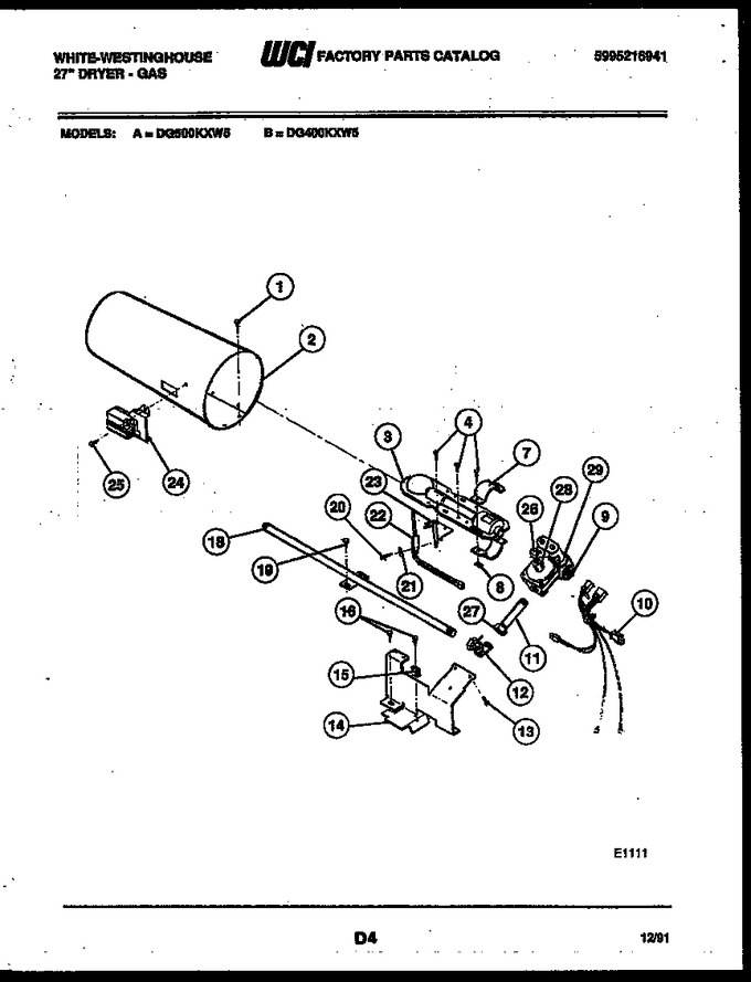 Diagram for DG500KXD5