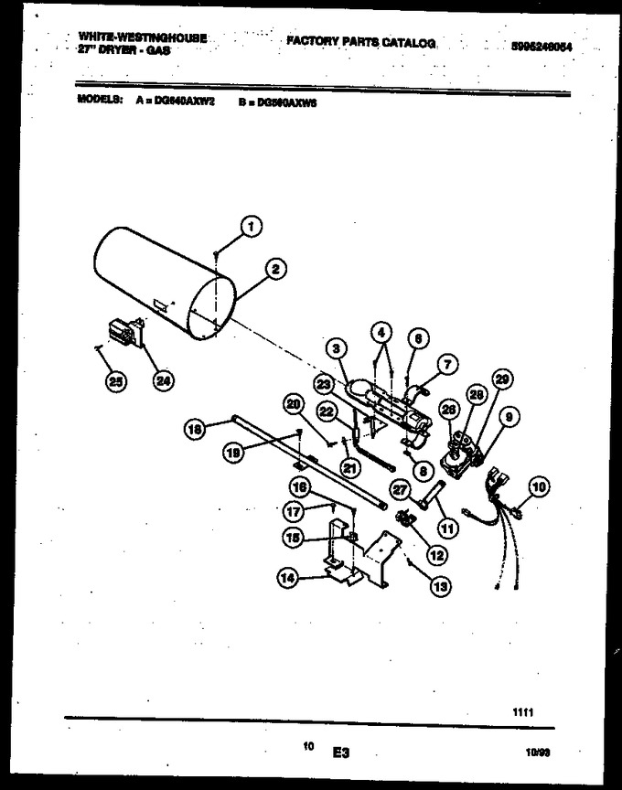 Diagram for DG500AXD6